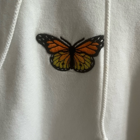 Brandy Melville butterfly hoodie - Picture 4 of 5